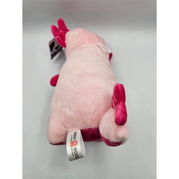 Peek A Boo Pink Axolotl Standing Plush Stuffed Animal 15" NEW - Picture 3 of 3